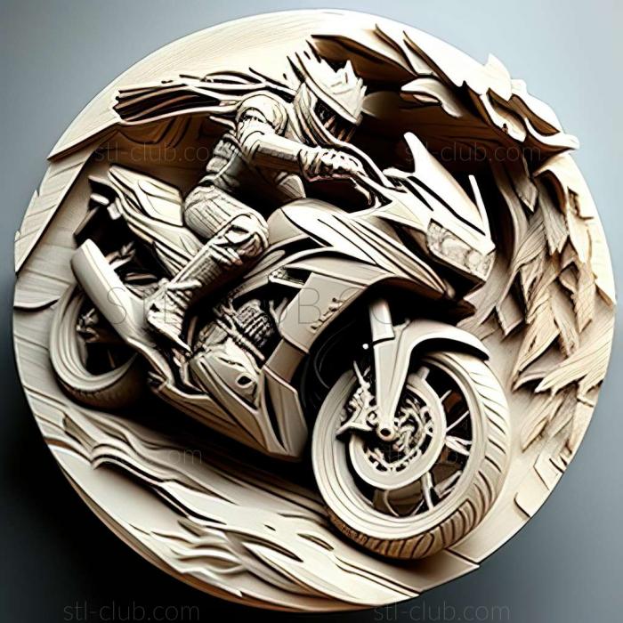 3D мадэль Kawasaki Versys 2010 (STL)